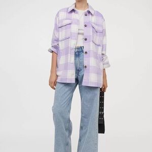 H&M Oversized Shirt Jacket